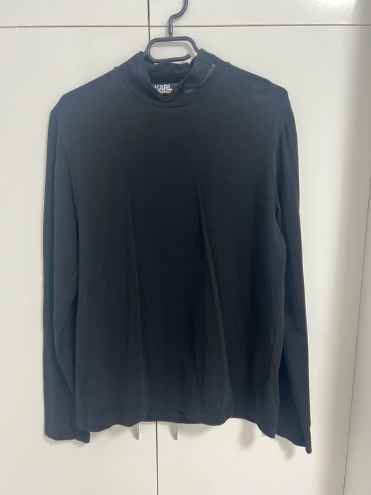 Мъжко черно поло Karl Lagerfeld