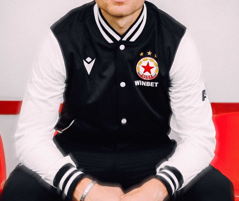 Мъжко колежанско горнище ЦСКА 25/26 CSKA – черно M