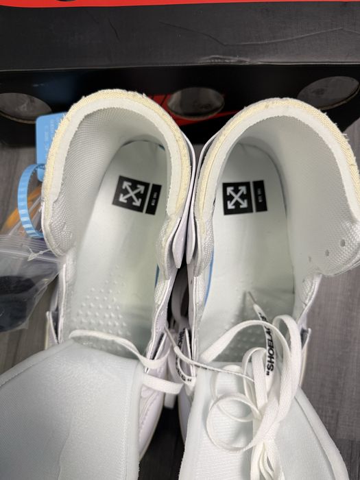 Vand adidasi nike jordan 1 off white albi