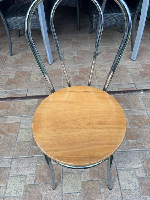 4x Scaune bucatarie /inox