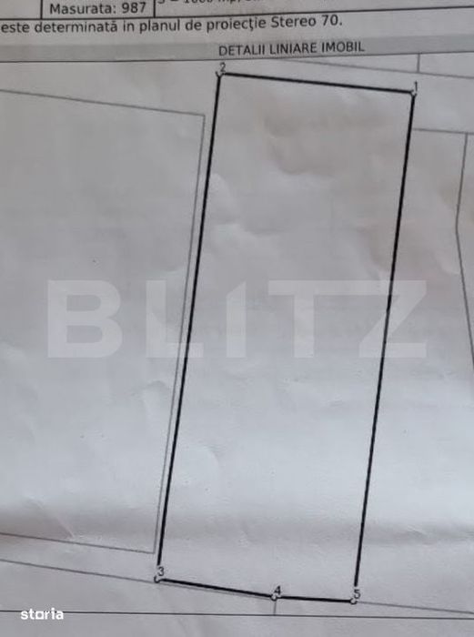 Teren intravilan, 987 mp, deschidere 19,5 m, Manastire Carcea