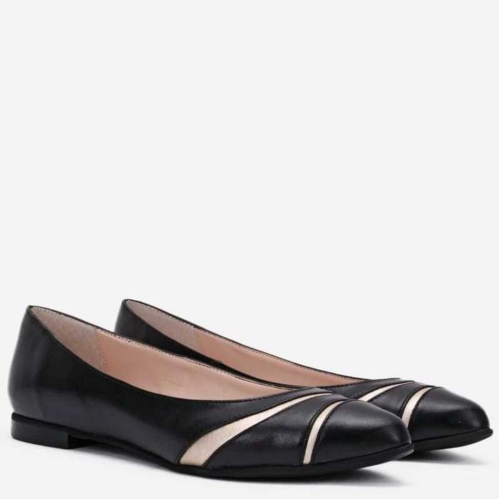 Balerini din piele naturală, mărime 39