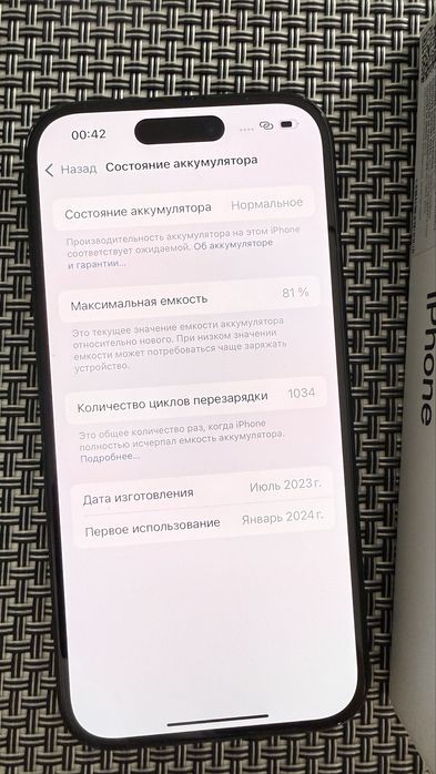 IPhone 15, 128гб