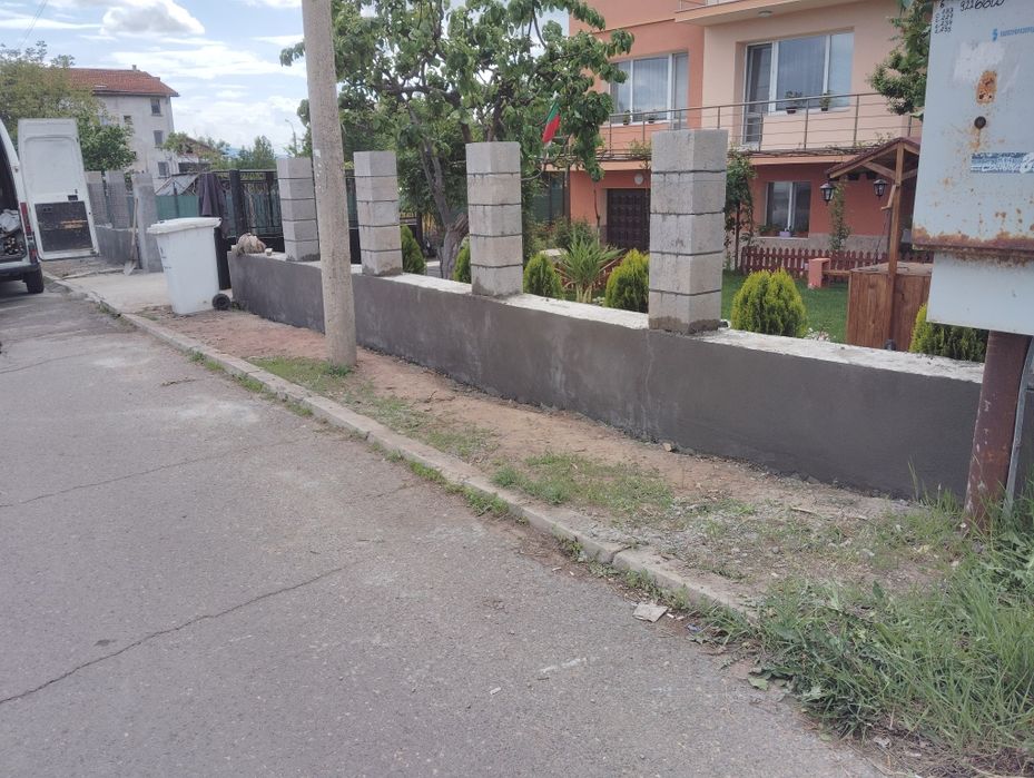 Ограда.  Куфражи и Бетон Камък