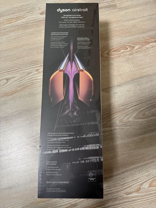 Dyson - HT01 Airstrait преса за коса, 140°C, лилав