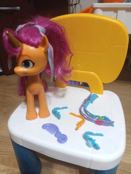 Figurina My Little Pony, Ribbon Hairstyles, Sunny Starscout, 15 cm