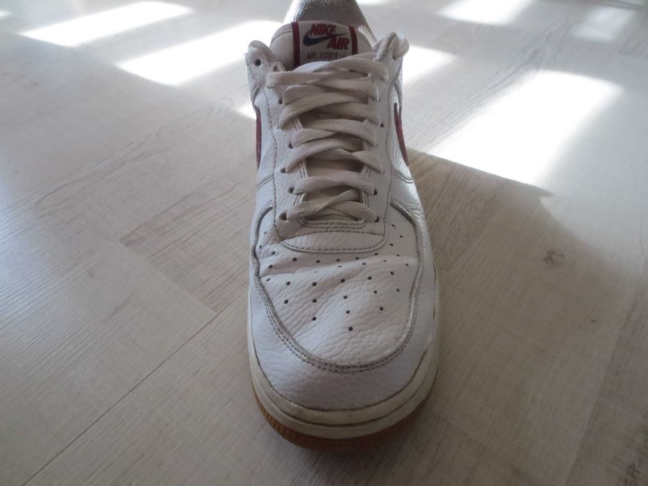 Nike Air Force 1 '07 2 Low White Team Red Blue Void Gum (ОРИГИНАЛНИ)