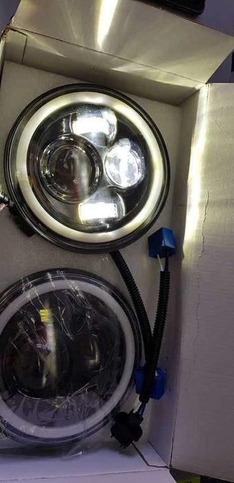 faruri led rotunde  cu semnalizare si daylight TRANSPORT 0