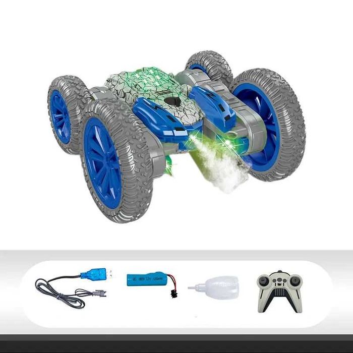 Каскадьорска количка с дистанционно управление  с пушек, Синя и Розова