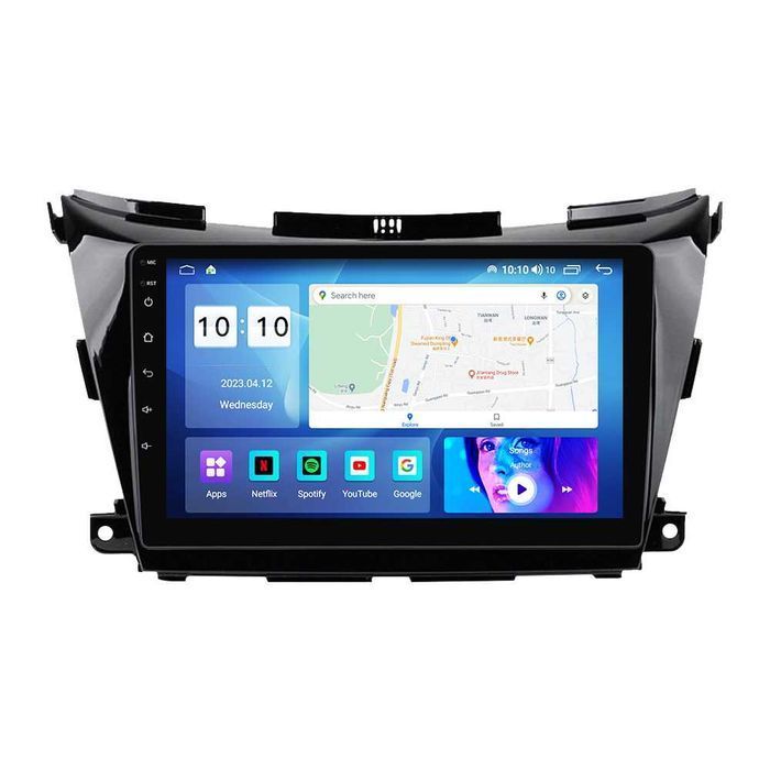 Navigatie Android 14 Nissan Murano 2014-2020 1/8 Waze CarPlay + Camera