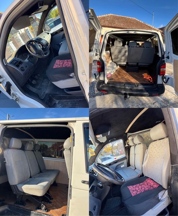 Volkswagen Transporter T5 – 8+1 locuri – Foarte îngrijit