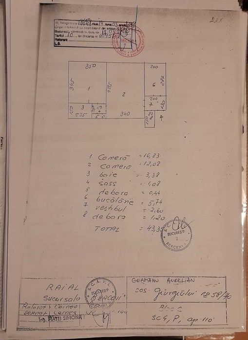 Apartament 2 camere Eroii Revoluției/șos. Giurgiului