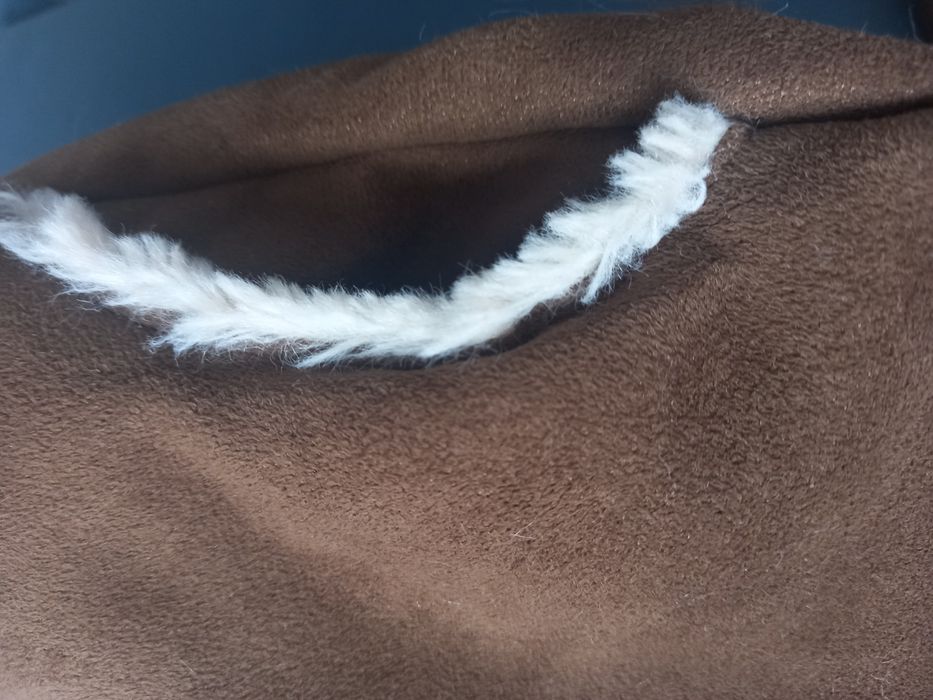 Лёгкая пальто-дубленка детская