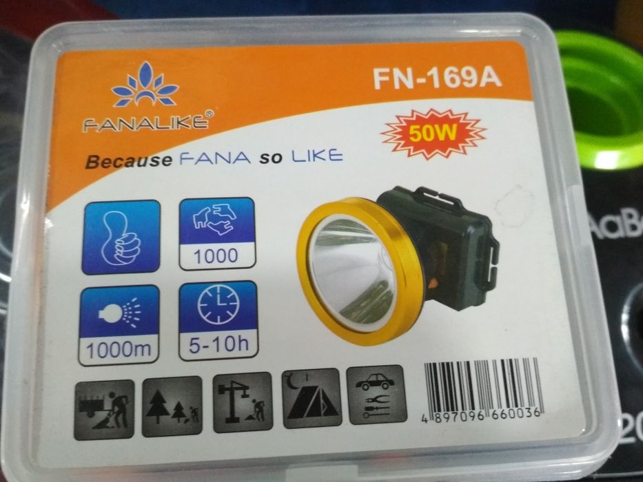 Фонарь налобный для рыбалки