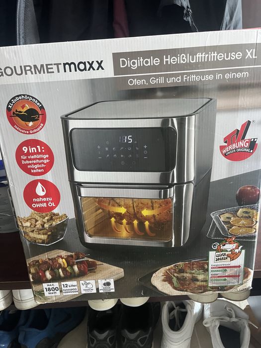 Фритюрник с горещ въздух (Airfryer)GOURMETmaxx XL 12L 1800W – като нов