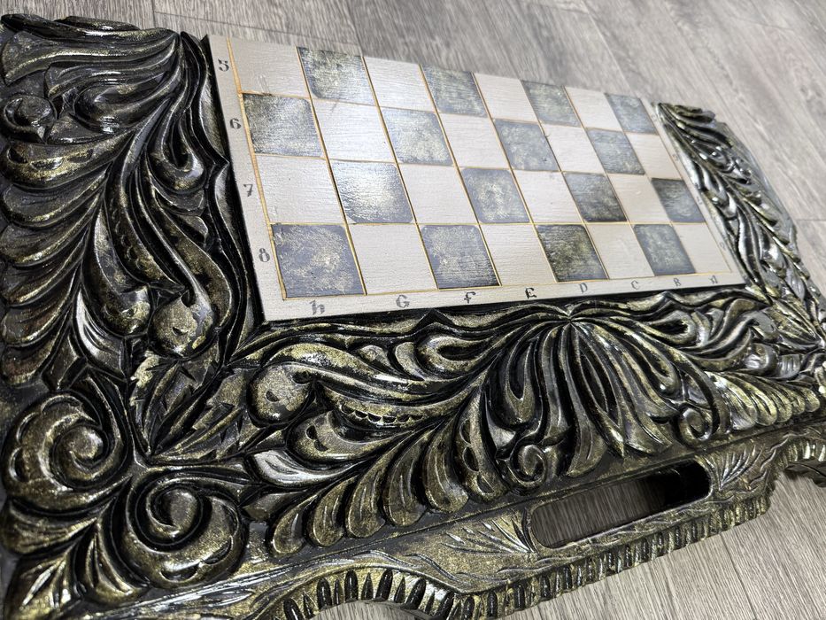 Нарды-шахматы ручной работы