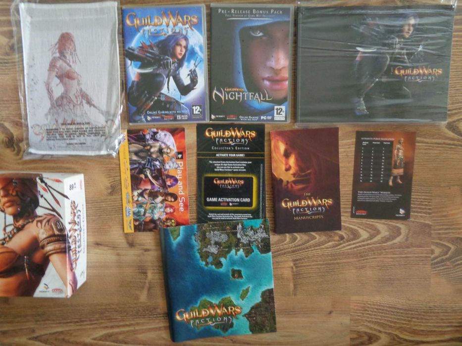 Продавам  колекционерско издание на MMORPG игра Guild Wars Factions