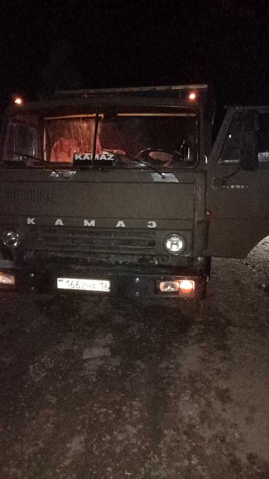 КамАЗ самосвал с прицепом