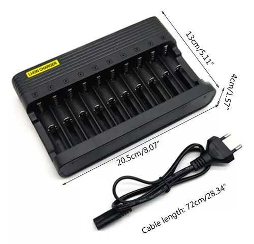 Incarcator de Acumulatori Li-ion  Multifuntional 10 Porturi