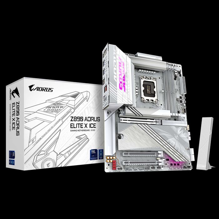 Новая материнская плата GIGABYTE Z890 AORUS ELITE X ICE Сокет LGA 1851