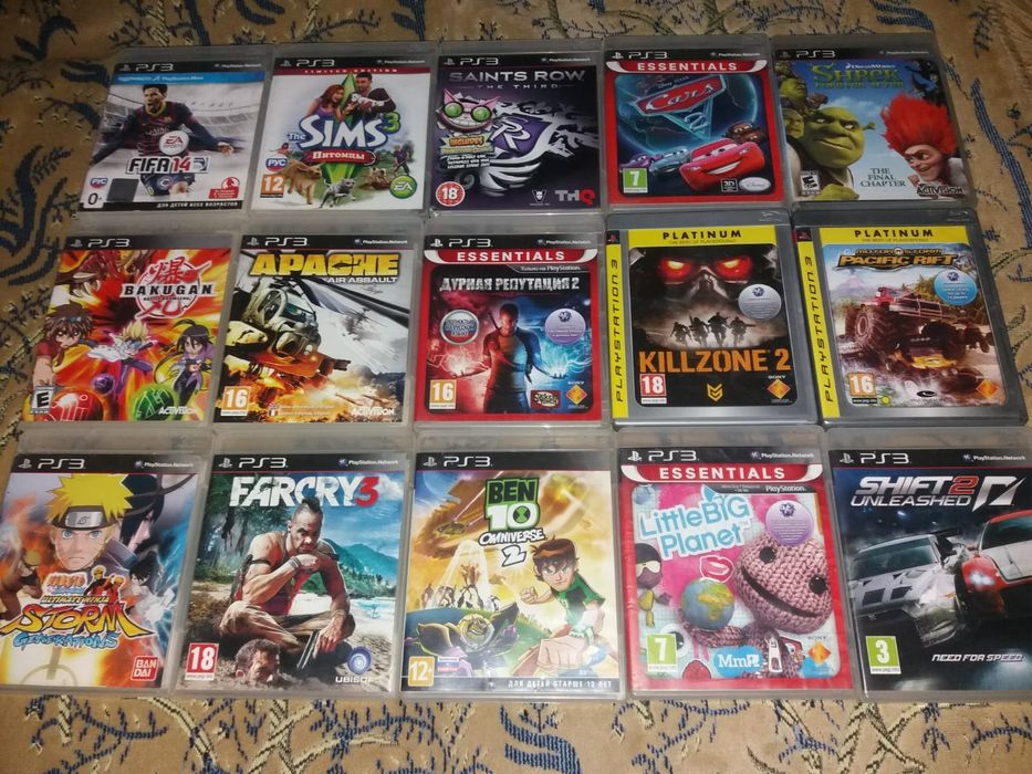 PS4, PS3, PS5 игры диски лицензионные