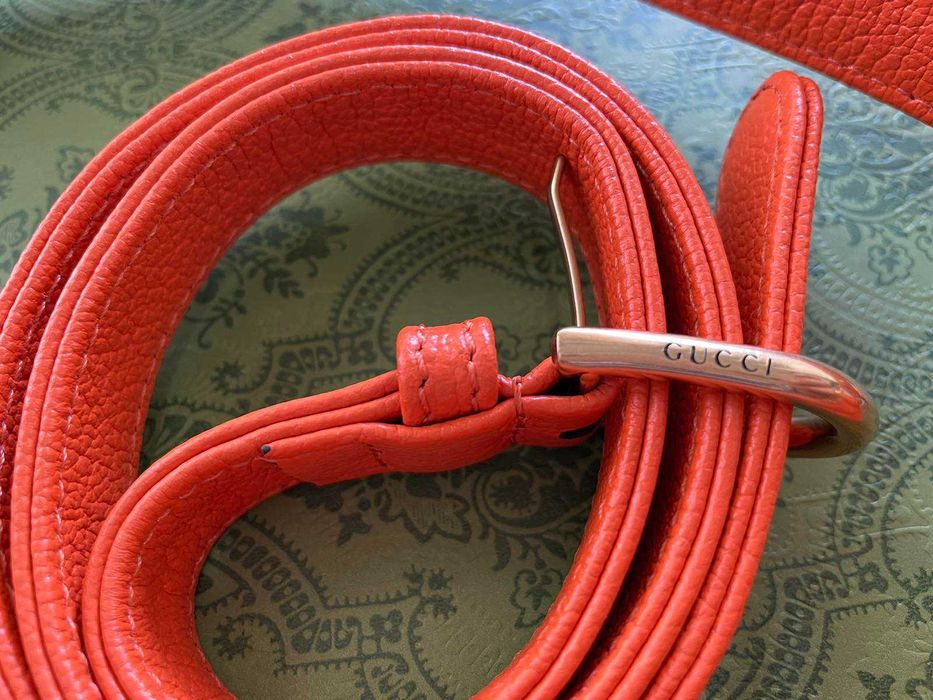 GUCCI Дамска Кожена Чанта Гучи Aphrodite Златно GG Gold Автентична