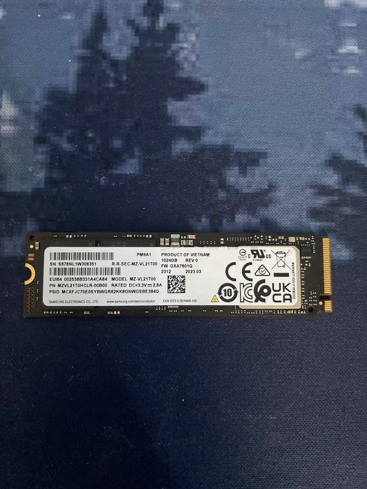 Ssd samsung 1 tb новая