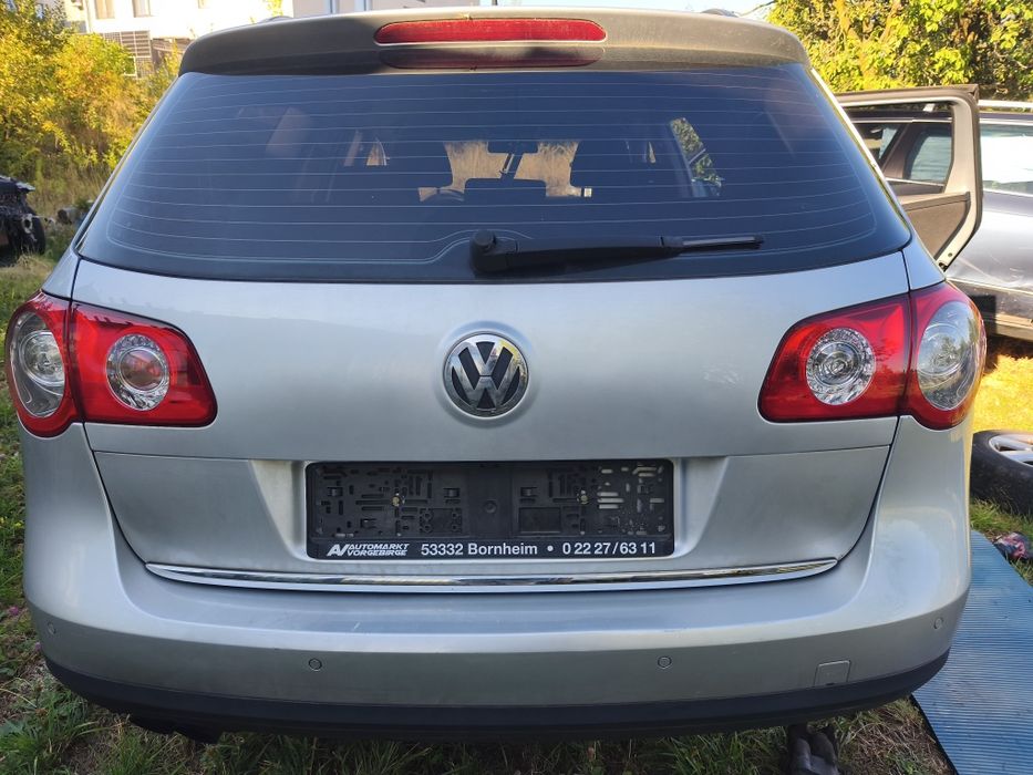 Bară față completă Volkswagen Passat B6 argintie 2005-2010
