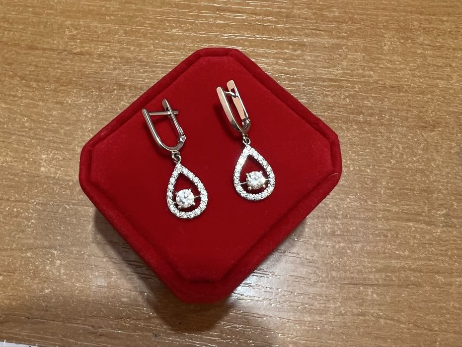 Золотые серьги 585пр