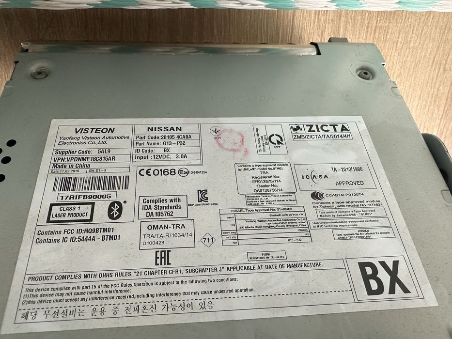 Radio cd*unitate*cd player*casetofon*mp3 player*Nissan X-Trail