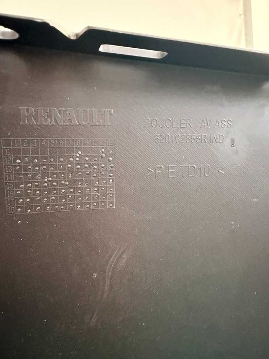 Bara fata cu accesorii Renault Zoe 2013-2019 noua originala Renault