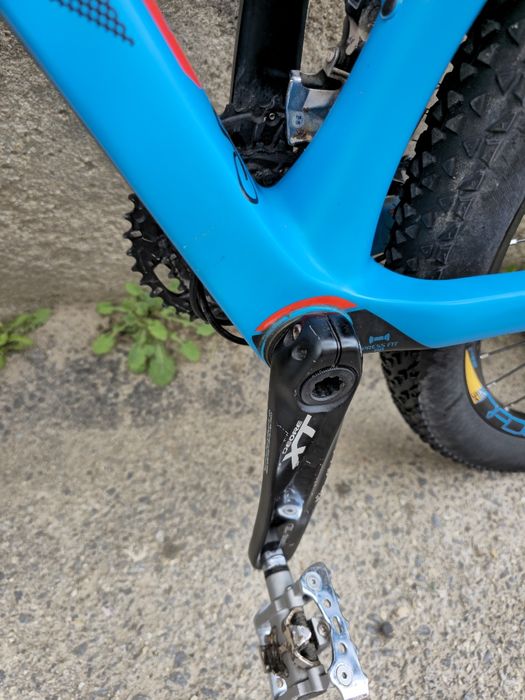 Карбонов Cube Reaction 29 цола L размер Full  XT Shimano Rockshox Reba Перфектен крос-кънтри велосипед