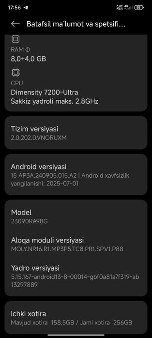 Redmi note 13 pro plus 8+256