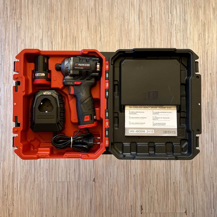 Aкумулаторен ударен винтоверт PARKSIDE въртящ момент: 170 Nm