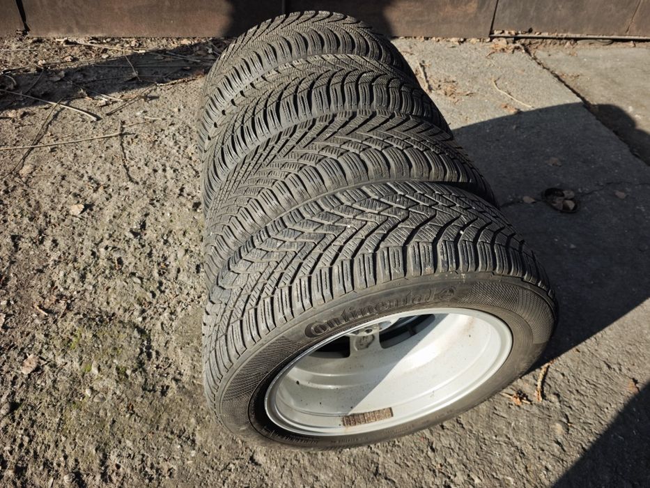 Jante aliaj Rial 5x112, 6,5jx16, ET46 cu anv iarna 205/55/16 , 6-8 mm