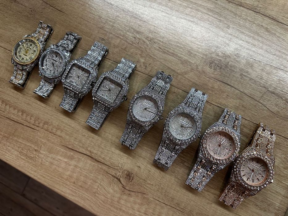 AP , Rolex , Cartier Диамантени часовници iced out