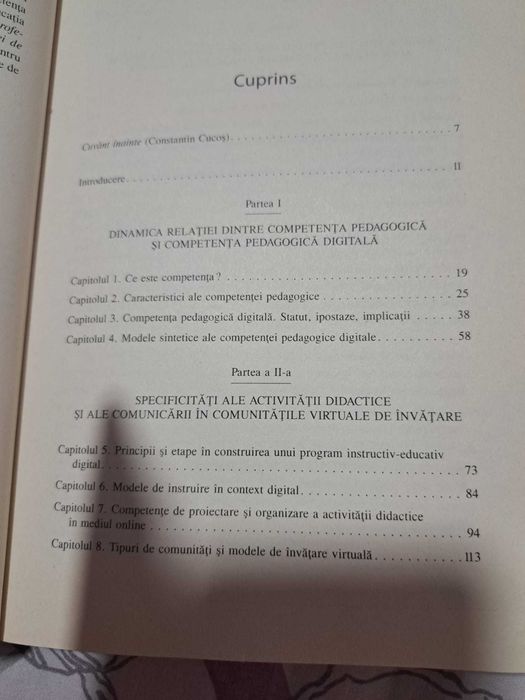 Carte Competenta pedagogica digitala