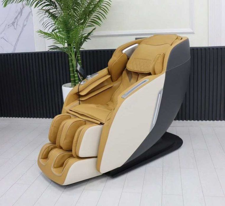 Массажное кресло с функцией растяжки для расслабления.