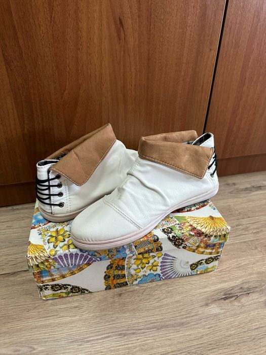 Стильные полуботинки кож