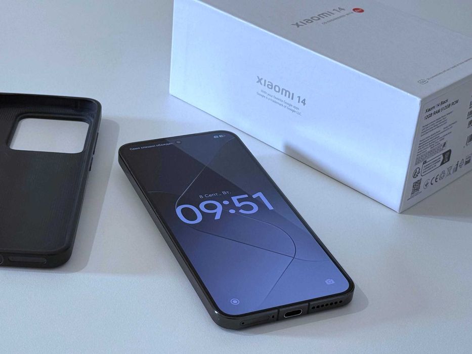 Бартер! Като НОВ! Xiaomi 14 512/12GB Black (Черен)