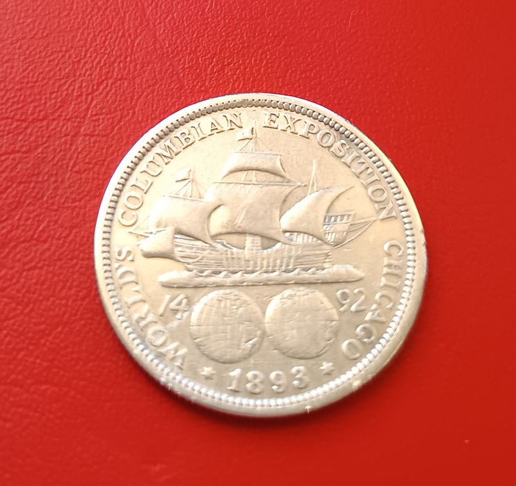 Half Dollar 1943 г-1893 г.Сребро!