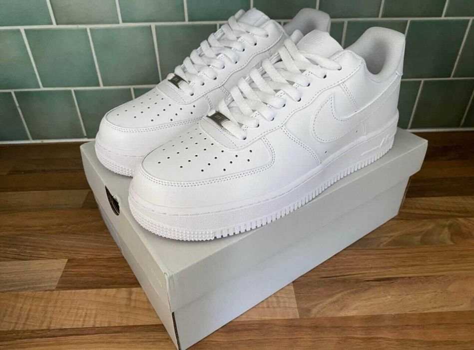 #WOW# Nike Air Force 1 Triple White Low - Verificare Colet - Premium