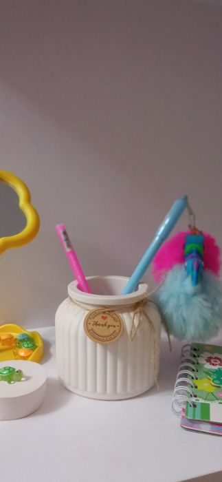 Кашпо декоративное, ручной работы.