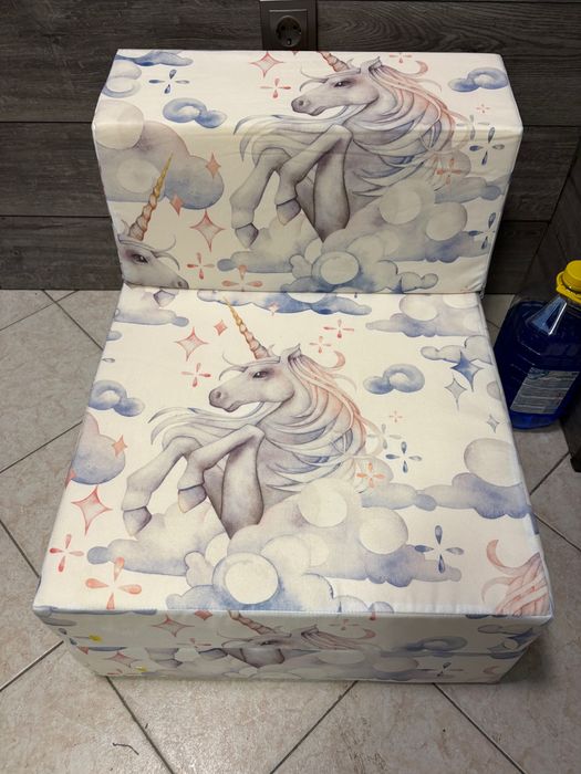 Нов! Детски разтегател фотьойл