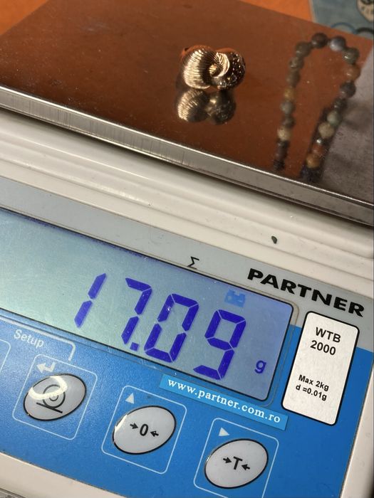 Inel antic aur cu diamante 0.55ct