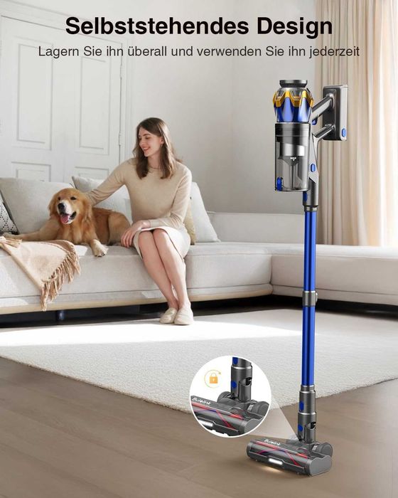 Безжична прахосмукачка Bulelink Zenith G10 45000Pa 550W с батерия до 65 минути - НОВА - Като Dyson