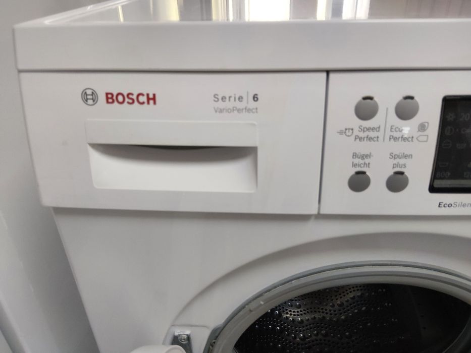 Комплект пералня и сушилня с термопомпа Бош Bosch Serie 6  8кг с 2 години гаранция!