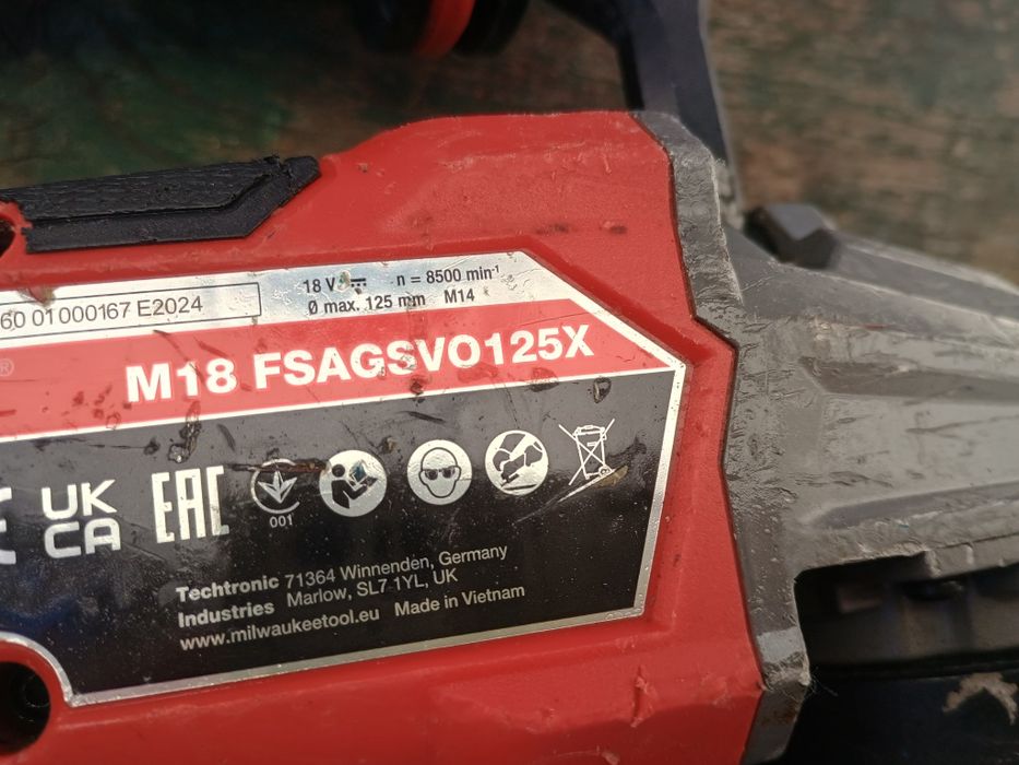 Flex milwaukee variator turație fsagsvo125x an 2024+baterie 5 ah