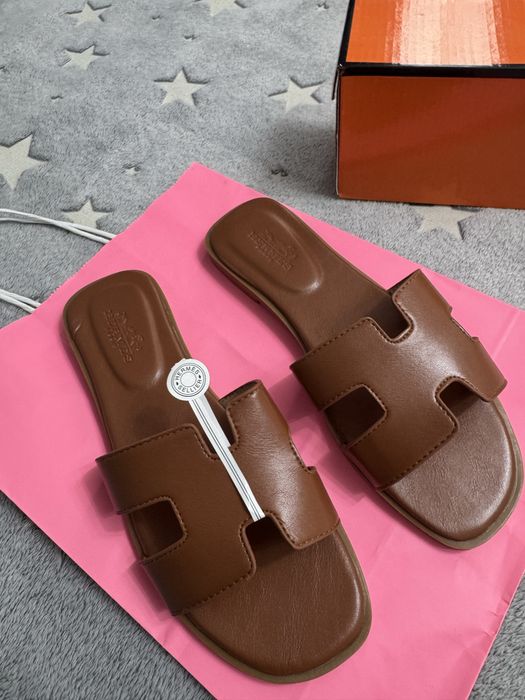 Новые шлепки под Hermes 38 размер
