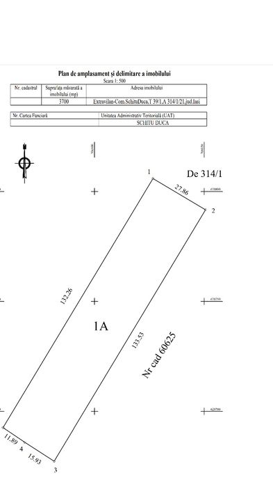 Teren extravilan Iasi/Poieni-Schitu Duca .3700mp